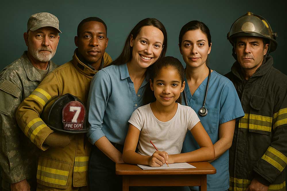 Group of American heroes